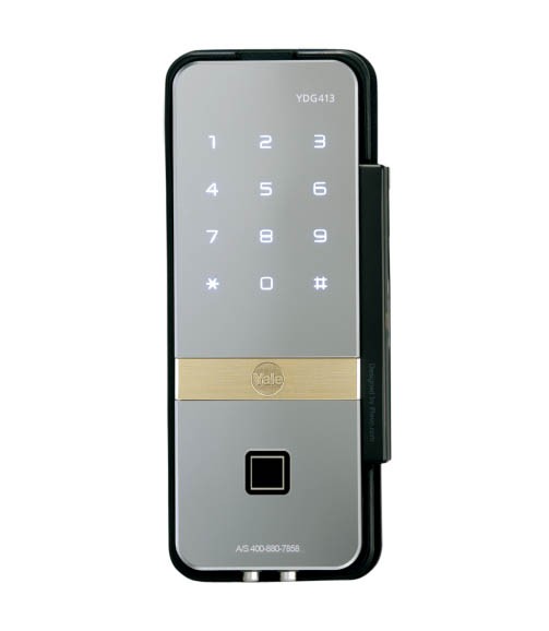 Yale YDG 413 Fingerprint Digital Glass Door Lock
