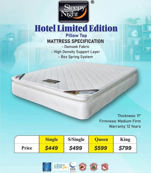 Sleepy Night Hotel Limited Edition Spring Mattress