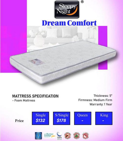 Sleepy Night Dream Comfort Mattress