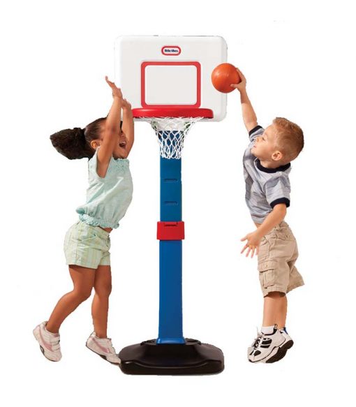 Little Tikes TotSports Easy Score Basketball Set with square backboard